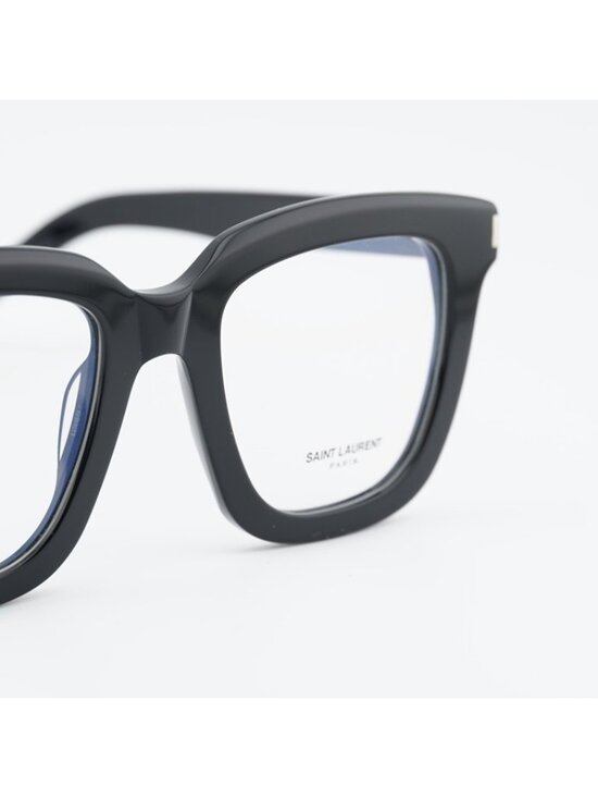 Saint Laurent SL465 OPT 001 Eyeglasses Black 51mm Square Frame main image 9